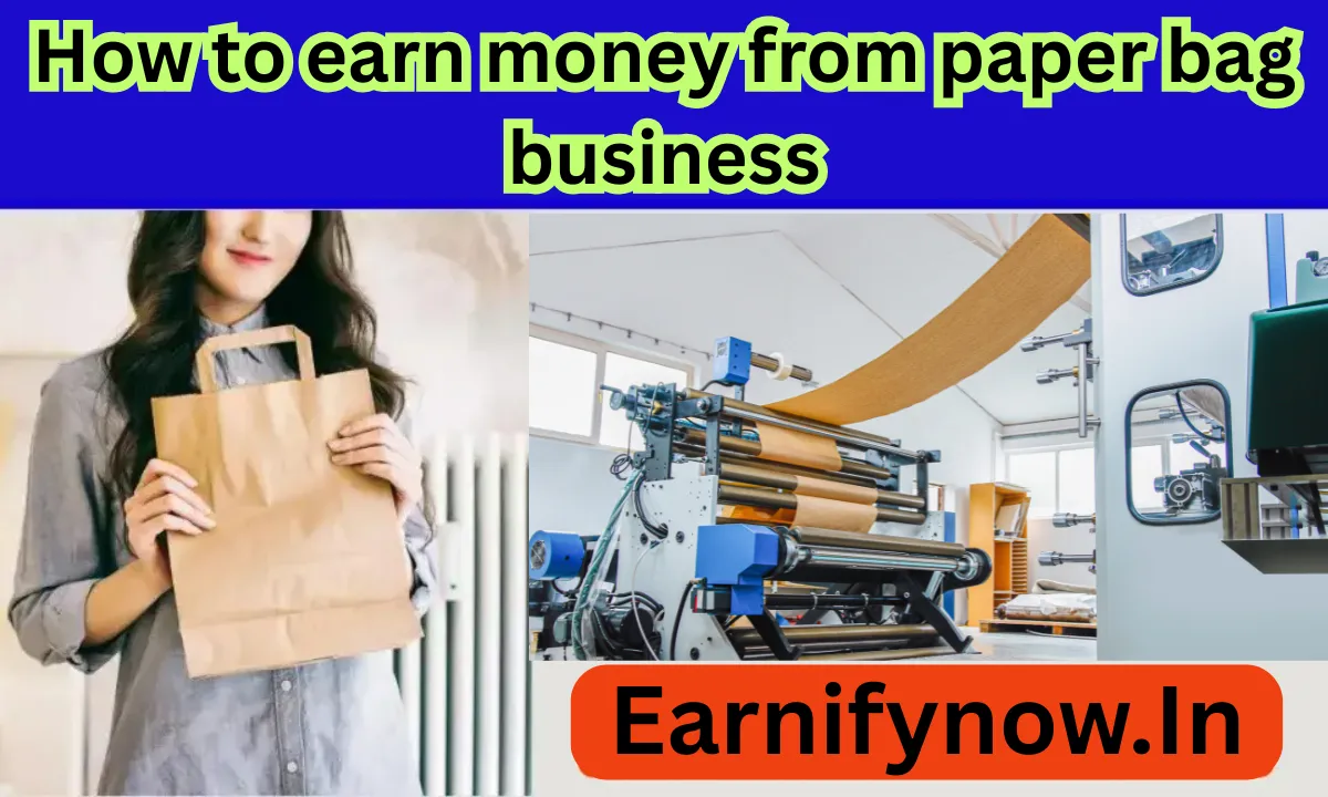 How to earn money from paper bag business